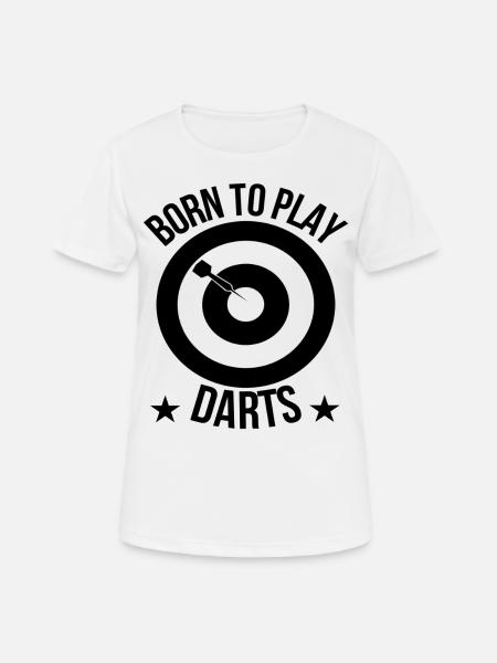 jeu de fléchettes - T-shirt respirant Femme - blanc