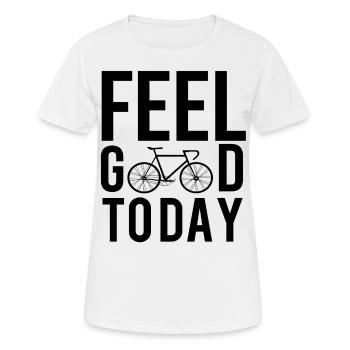 bicycle - Women's Breathable T-Shirt - white - Front - AI Model Female 172 dark (172cm)