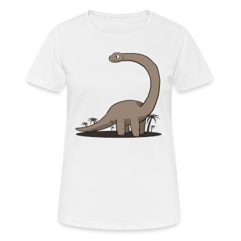 Dino - Women's Breathable T-Shirt - white - Front - AI Model Female 172 dark (172cm)