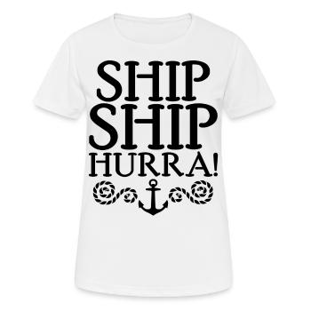 boat - Women's Breathable T-Shirt - white - Front - AI Model Female 172 dark (172cm)