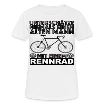 coureur - T-shirt respirant Femme - blanc - Devant - AI Model Female 172 dark (172cm)