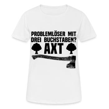lumberjack - Women's Breathable T-Shirt - white - Front - AI Model Female 172 dark (172cm)