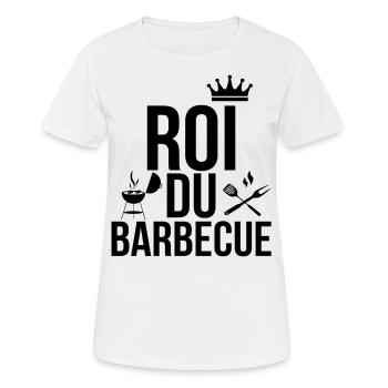 Grillen - Frauen T-Shirt atmungsaktiv - Weiß - Vorne - AI Model Female 172 dark (172cm)