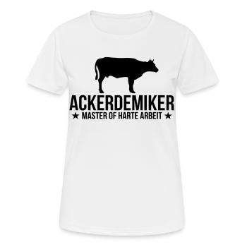 Landwirtschaft - Frauen T-Shirt atmungsaktiv - Weiß - Vorne - AI Model Female 172 dark (172cm)