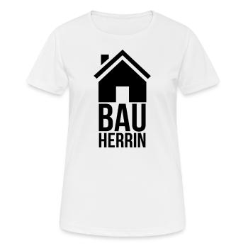 house building - Women's Breathable T-Shirt - white - Front - AI Model Female 172 dark (172cm)