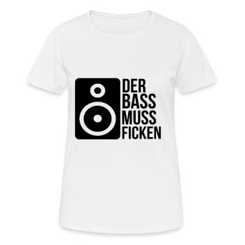 Techno House Rave Raver Techno Musik - Frauen T-Shirt atmungsaktiv - Weiß - Vorne - AI Model Female 172 dark (172cm)