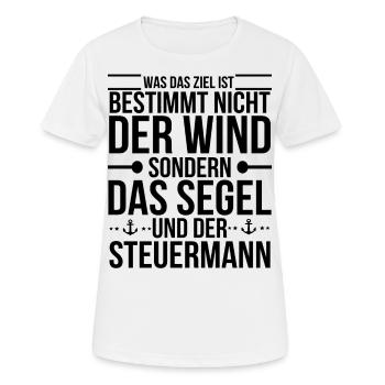 sailing - Women's Breathable T-Shirt - white - Front - AI Model Female 172 dark (172cm)