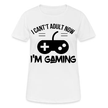 Gaming - T-shirt respirant Femme - blanc - Devant - AI Model Female 172 dark (172cm)