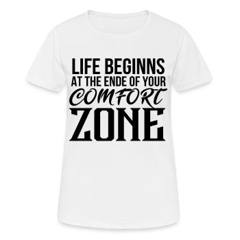 sportif - T-shirt respirant Femme - blanc - Devant - AI Model Female 172 dark (172cm)