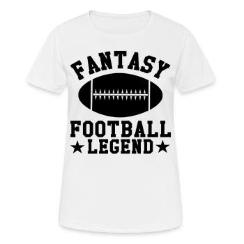 Fantaisie Football Legend - T-shirt respirant Femme - blanc - Devant - AI Model Female 172 dark (172cm)