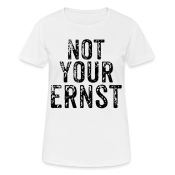 Pas ton sérieux - T-shirt respirant Femme - blanc - Devant - AI Model Female 172 dark (172cm)