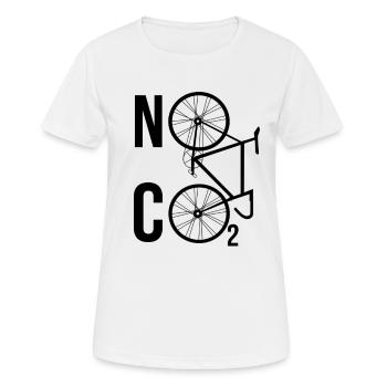 coureur - T-shirt respirant Femme - blanc - Devant - AI Model Female 172 dark (172cm)