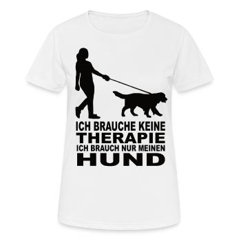Labrador - Frauen T-Shirt atmungsaktiv - Weiß - Vorne - AI Model Female 172 dark (172cm)