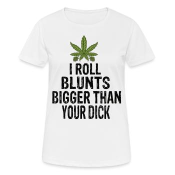 smoke pot - Women's Breathable T-Shirt - white - Front - AI Model Female 172 dark (172cm)