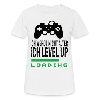 Zocken - Frauen T-Shirt atmungsaktiv - Weiß - Vorne - AI Model Female 172 dark (172cm)