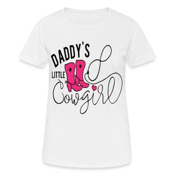 Cow-boy - T-shirt respirant Femme - blanc - Devant - AI Model Female 172 dark (172cm)