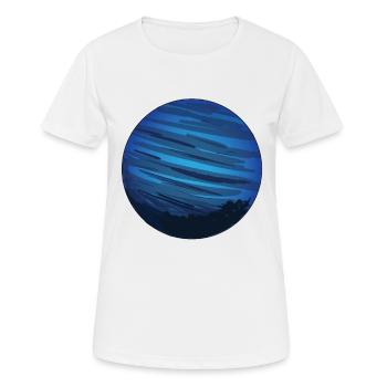 Cercle symboles et formes symbole rond - T-shirt respirant Femme - blanc - Devant - AI Model Female 172 dark (172cm)