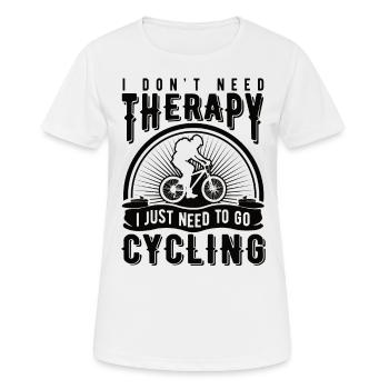 bicycle - Women's Breathable T-Shirt - white - Front - AI Model Female 172 dark (172cm)
