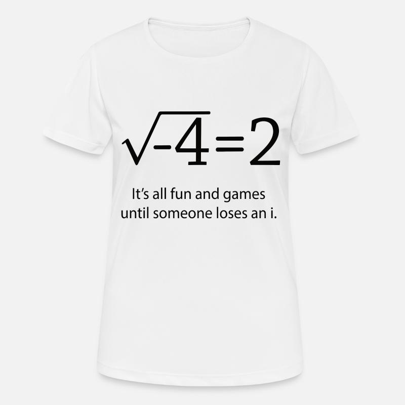 mathematics - Women's Breathable T-Shirt - white
