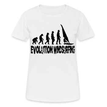Planche à voile - T-shirt respirant Femme - blanc - Devant - AI Model Female 172 dark (172cm)
