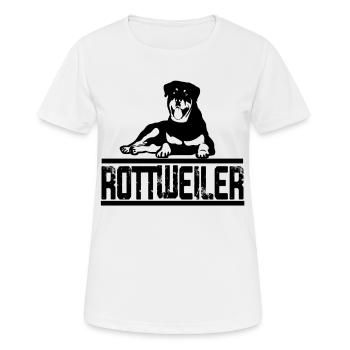 rottweiler - T-shirt respirant Femme - blanc - Devant - AI Model Female 172 dark (172cm)