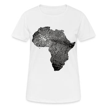 Africa Africa clothing Africa gift - Women's Breathable T-Shirt - white - Front - AI Model Female 172 dark (172cm)