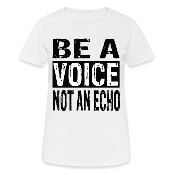 motivation - Women's Breathable T-Shirt - white - Front - AI Model Female 172 dark (172cm)