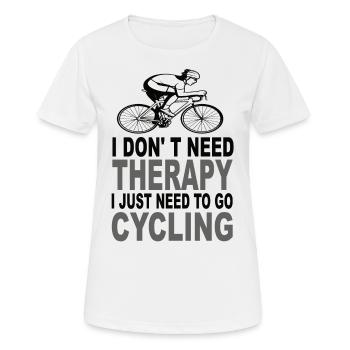 Vélo de course - T-shirt respirant Femme - blanc - Devant - AI Model Female 172 dark (172cm)
