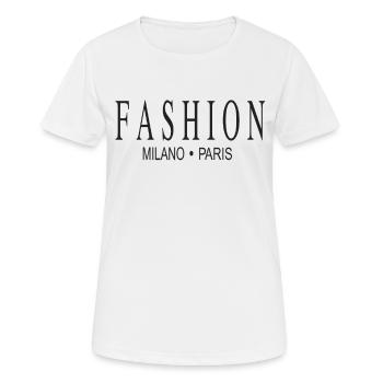 Fashion Milano Paris - Women's Breathable T-Shirt - white - Front - AI Model Female 172 dark (172cm)