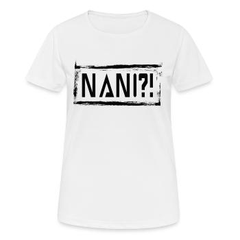 Anime - Frauen T-Shirt atmungsaktiv - Weiß - Vorne - AI Model Female 172 dark (172cm)