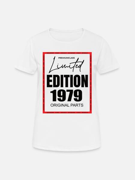 Limited Edition 1979 - Frauen T-Shirt atmungsaktiv - Weiß