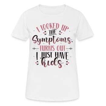J’ai cherché les symptômes. - T-shirt respirant Femme - blanc - Devant - AI Model Female 172 dark (172cm)