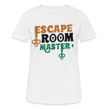 Escape Room Master Escape Room Birthday - Women's Breathable T-Shirt - white - Front - AI Model Female 172 dark (172cm)