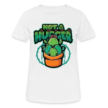 Pas de cactus étreint - T-shirt respirant Femme - blanc - Devant - AI Model Female 172 dark (172cm)