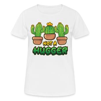 Pas de cactus étreint - T-shirt respirant Femme - blanc - Devant - AI Model Female 172 dark (172cm)