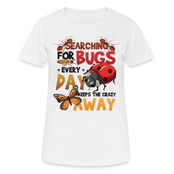 Search for insects - Women's Breathable T-Shirt - white - Front - AI Model Female 172 dark (172cm)