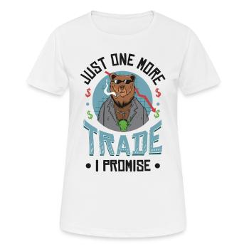 Plus qu’un seul échange que je promets - T-shirt respirant Femme - blanc - Devant - AI Model Female 172 dark (172cm)