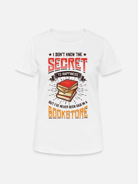 Buchhändlerin, Bibliothekarin, Buchliebhaberin - Frauen T-Shirt atmungsaktiv - Weiß