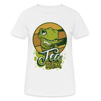 Tea Expert Tea Drinker Tea Addict Tea Enthusiast - Women's Breathable T-Shirt - white - Front - AI Model Female 172 dark (172cm)
