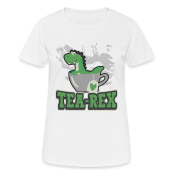 Tea Expert Tea Drinker Tea Addict Tea Enthusiast - Women's Breathable T-Shirt - white - Front - AI Model Female 172 dark (172cm)