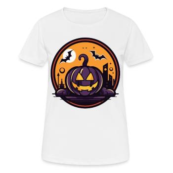 Fête halloween - T-shirt respirant Femme - blanc - Devant - AI Model Female 172 dark (172cm)