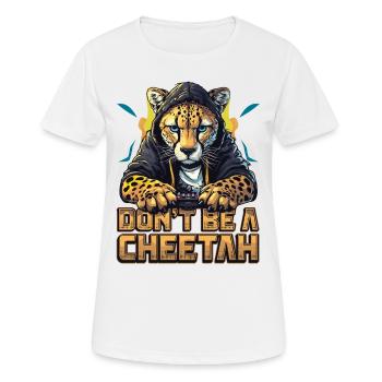 Jeux vidéo Guépard Esport Gaming Nerd Gamer - T-shirt respirant Femme - blanc - Devant - AI Model Female 172 dark (172cm)