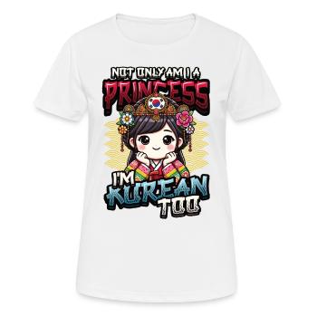 Mädchen Koreanische Herkunft Südkorea - Frauen T-Shirt atmungsaktiv - Weiß - Vorne - AI Model Female 172 dark (172cm)