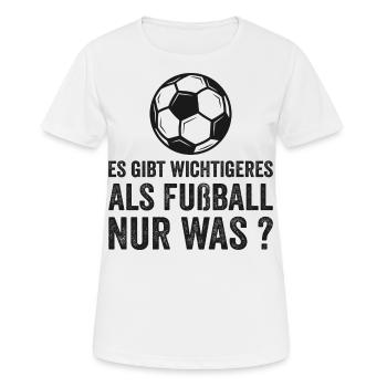 Fußballer Sprüche Lustig - Frauen T-Shirt atmungsaktiv - Weiß - Vorne - AI Model Female 172 dark (172cm)