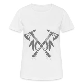 Tomahawks - T-shirt respirant Femme - blanc - Devant - AI Model Female 172 dark (172cm)