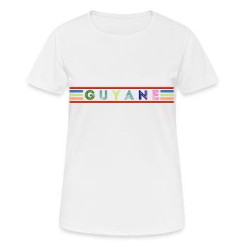 Guyana - Women's Breathable T-Shirt - white - Front - AI Model Female 172 dark (172cm)