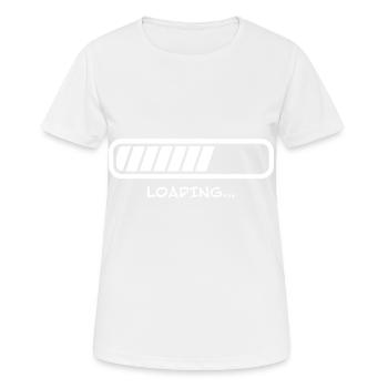 Charging Bar Charging Waiting - Women's Breathable T-Shirt - white - Front - AI Model Female 172 dark (172cm)