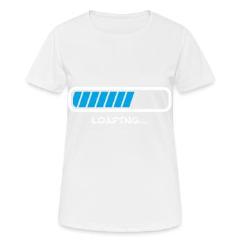 Charging Bar Charging Waiting - Women's Breathable T-Shirt - white - Front - AI Model Female 172 dark (172cm)