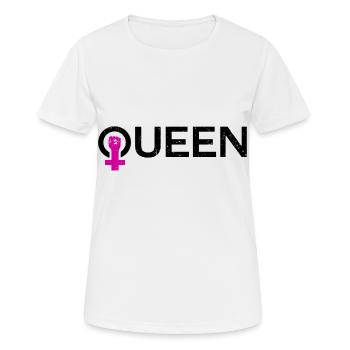 Queen Venus Feminismus Frauen - Frauen T-Shirt atmungsaktiv - Weiß - Vorne - AI Model Female 172 dark (172cm)