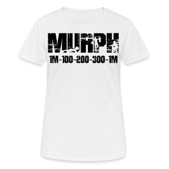 Remise en forme - Hero WOD Murph - T-shirt respirant Femme - blanc - Devant - AI Model Female 172 dark (172cm)